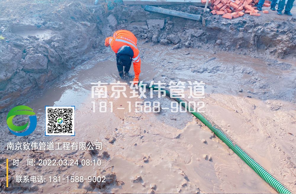 外沙村工地泥浆清理